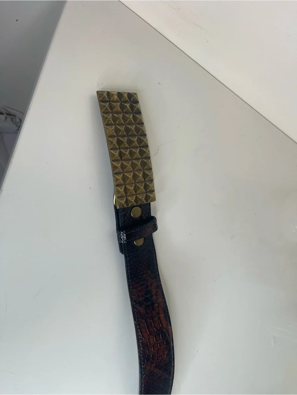 Jana Kos Snakeskin Belt L38